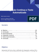 Integração Contínua e Testes Automatizados