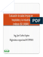 Evaluacion de Salas Limpias en Hospitales y La Industria