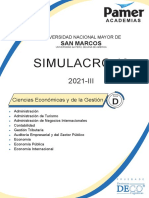 Simulacro 10 - Area D