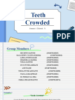 Teeth Crowded: Scenario 1 (Tutorial: 7)