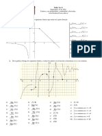 Taller 7, Mat.1 para Ultimo Parcial, Limites, Propiedades Limites, Continuidad, Derivadas.