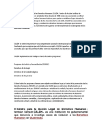 L Centro para La Accion Legal en Derechos Humanos