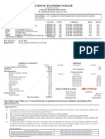 National Teachers College: Student Registration Form