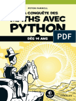 À La Conquête Des Maths Avec Python by Peter Farrell (Farrell, Peter)