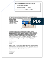 AVALIAÇÃO DIAGNÍSTICA 8° Ano