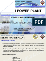 ME 522 - Power Plant Engineering - Steam Power Plant - Part 2 - Lecture