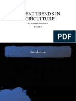 Recent Trends in Agriculture: By: Macasieb, Renz Jian B. Bsa Iii-B