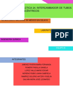 Práctica 24. Intercambiador de Tubos Concéntricos