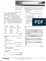 B1 Diagnostic Test