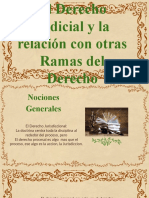 El Derecho Judicial y La Relación Con Otras Ramas Del Derecho