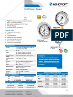 1009 2, 3 Stainless Steel Pressure Gauges: Data Sheet