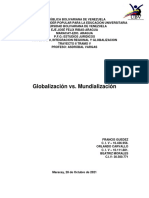 Globalización Vs Mundialización