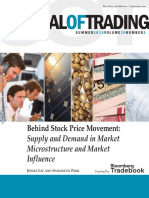 Journal of Trading - Behind Stock Price Movement