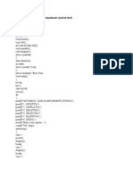 Source Code Program in C Implement Symbol Table