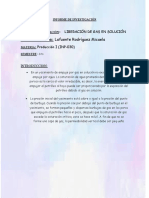 Liberación de Gas en Solución