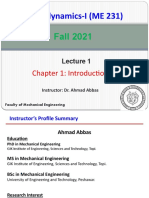 Thermodynamics-I (ME 231) : Fall 2021