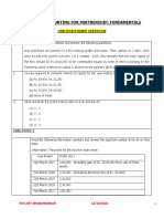 2 - Accounting FOR Partnership: Fundamentals: Case Study Based Questions Case Study-I