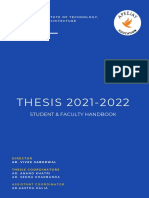 Thesis I Manual - 2021