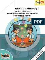 Consumer Chemistry: Food Preservatives and Artificial Sweetening Agents