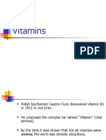 Biochemistry of Vitamins