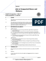 Percent Air Voids in Compacted Dense and Open Asphalt Mixtures