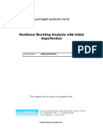 1014 - Nonlinear Buckling Analysis With Initial Imperfection