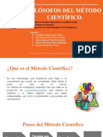 Filósofos Del Método Científico