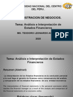 Analisis de Interpretacion de Estados Financieros