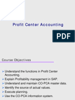 SAP Profit Center Accounting Overview