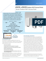 Cnpilot™ E500, E501S, E502S: Omni and Sector Outdoor Wi-Fi Access Point