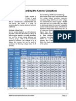 Understanding The Arrester Datasheet