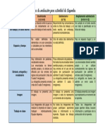 Rúbrica de Evaluación para Actividad de Leyendas