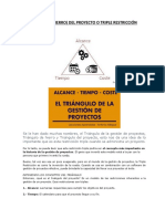 2 Triángulo Del Proyecto