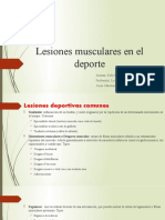 Lesiones Musculares en El Mundo Del Deporte