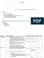 Lesson Plan Past Simple Past Continuous