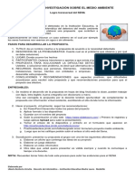 Proyecto de Investigación Sobre El Medio Ambiente Grado 11°