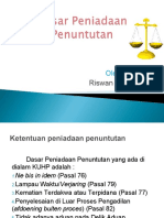 Dasar Peniadaan Penuntutan