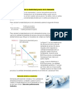 Calculo de La Elasticidad Precio de La Demanda