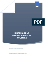 Historia de La Administracion en Colombia