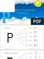 Lectoescritura P Mayúscula