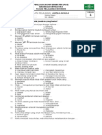 Penilaian Akhir Semester 1 Kelas IV Akidah Akhlak