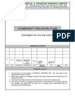 Community Relation Plan: Orbital & Oranges Nigeria Limited