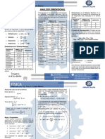 Formulario Análisis Dimensional