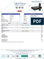 Storm Fiber Pakistan Invoice