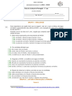 Teste 5º Ano Texto Poético