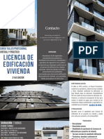 Brochure Curso Taller Licencia Edificacion Vivienda Prom Lun