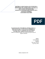 Plan de Salud y Seguridad Laboral para La Prevención Del Covid 19 en La Empresa La Casa Del Sazon C.A Basado en Las Normas Iso 45001, Caripe Estado Monagas