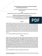 Performance Evaluation of Sprinkler Irrigaton by Hydraulic Simulation Using Epanet 2.0