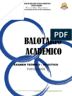 Balotario Académico Topografía