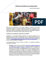 Lectura Tema 3 - Problemas Actuales de La Sociedad Mundial, Peruana y Regional